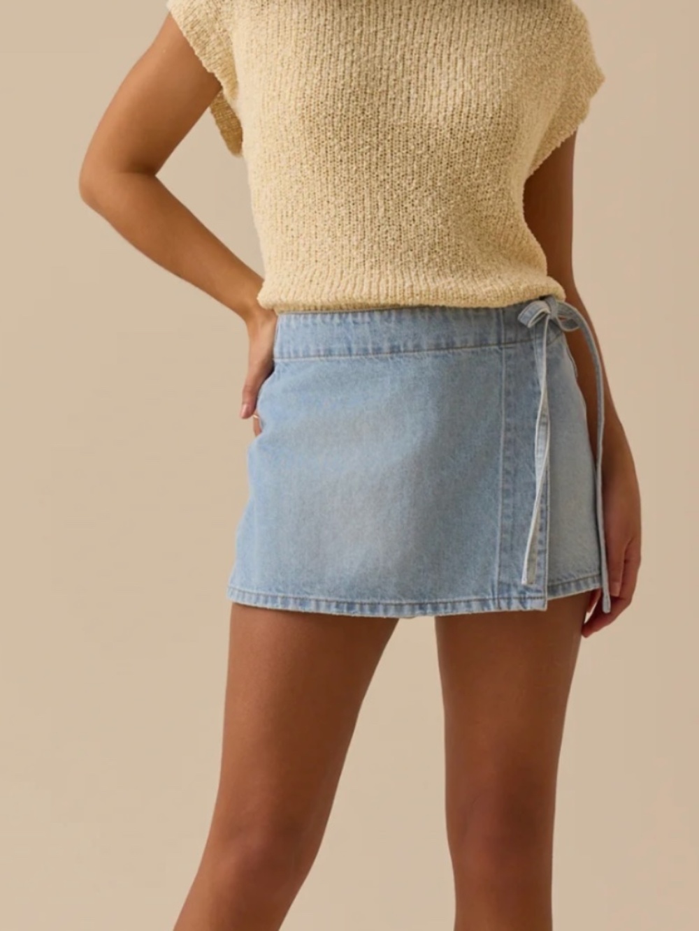 Celebrity Pink The Waist Tie Skort